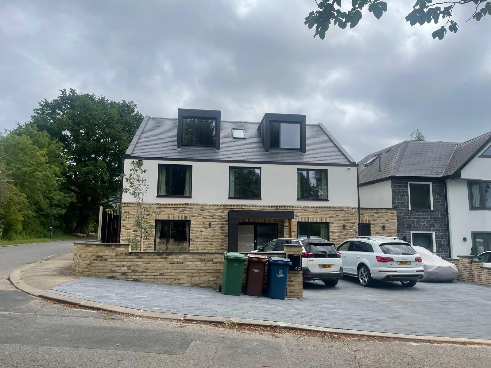 Completed new build exterior — RPR developer project