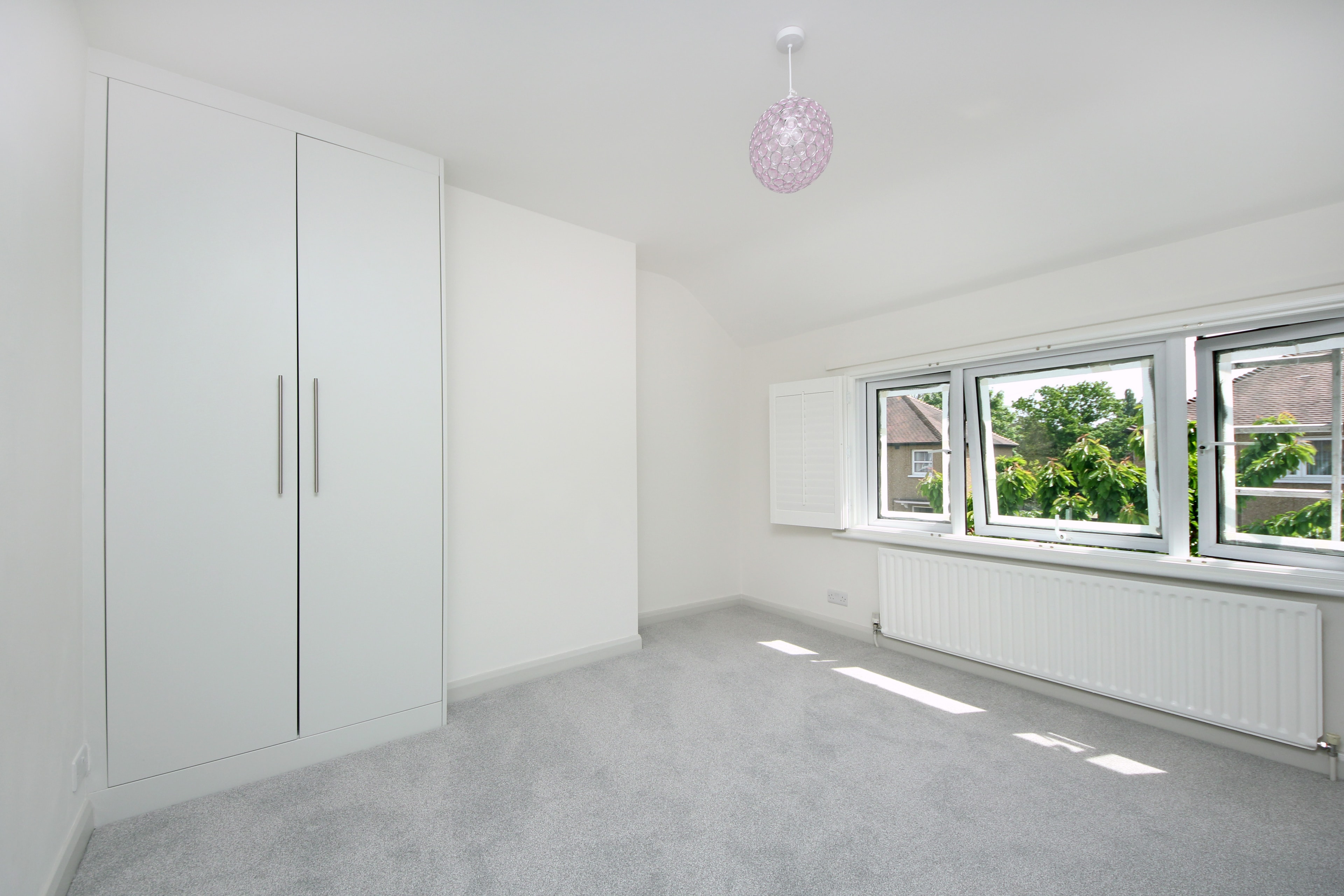 Chilton Avenue 2 — completed bedroom with built-in wardrobe