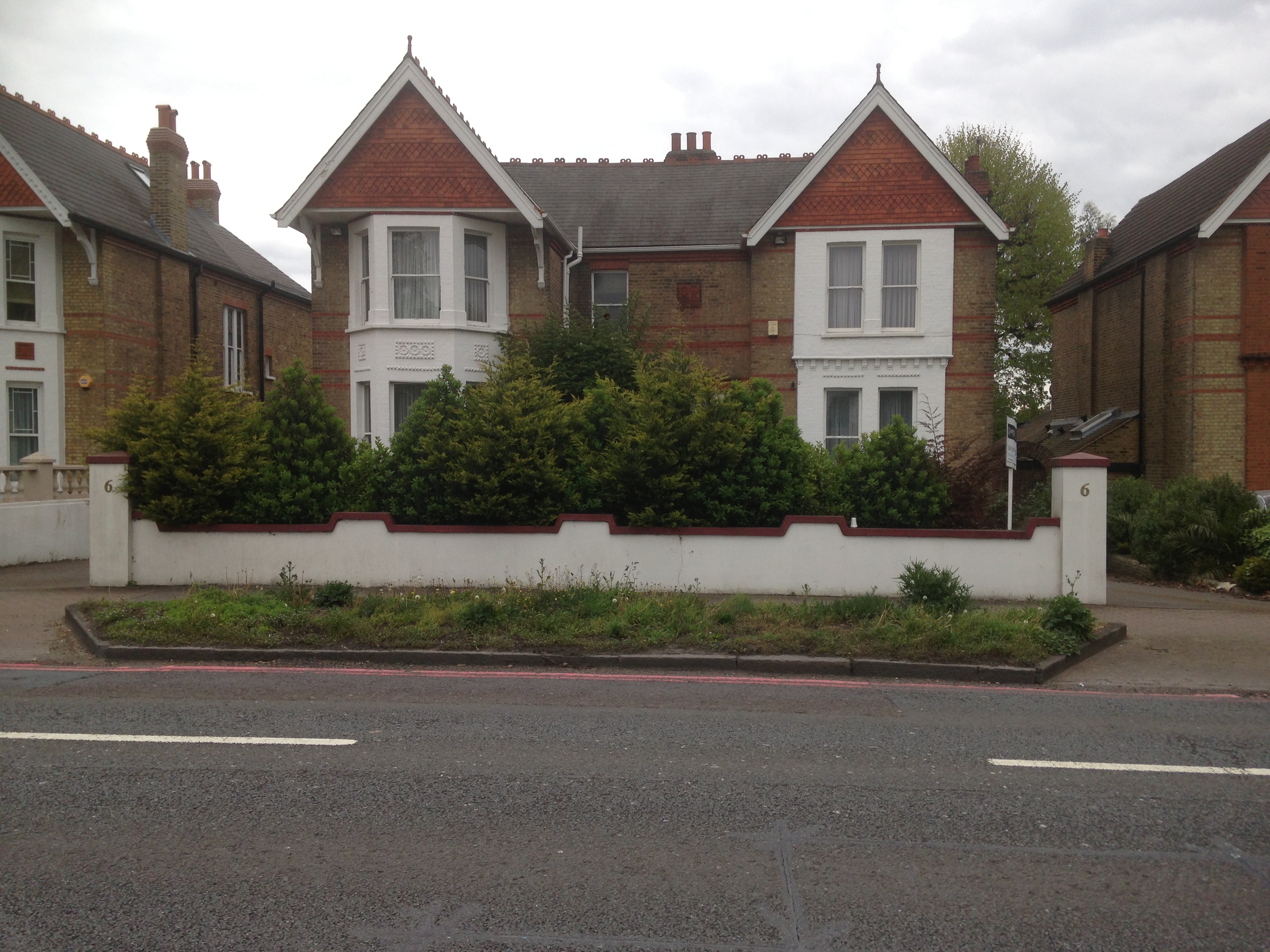 Original dwellinghouse before conversion — front elevation from Gunnersbury Avenue