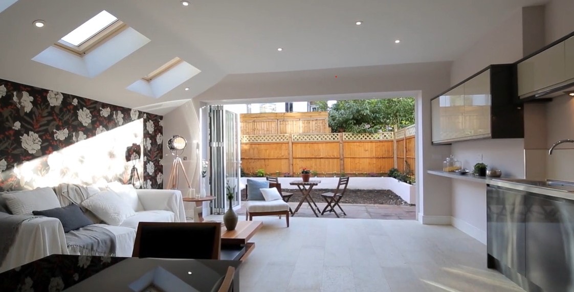 Willcott Road open plan living space — RPR project