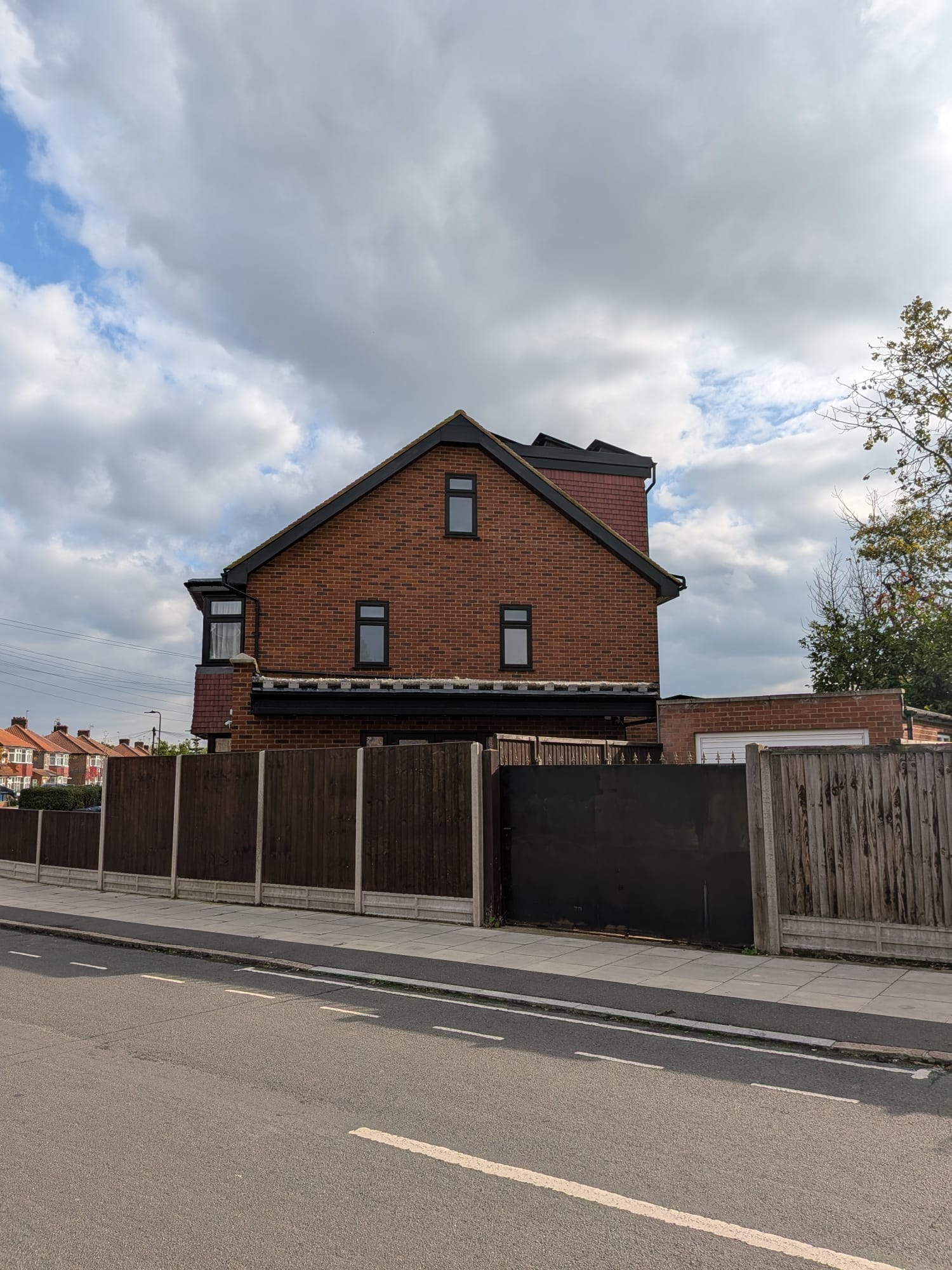 Orchard Gate — rear elevation of completed new build house